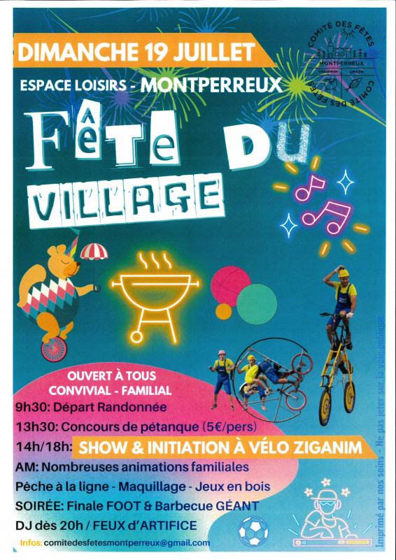 19 juillet - Fête du village - Montperreux 19 juillet - Fête du village - Montperreux