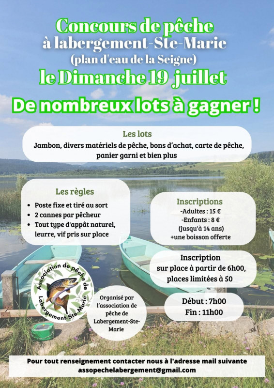 19 juillet - concours de pêche - Labergement - © asso peche labergement 19 juillet - concours de pêche - Labergement