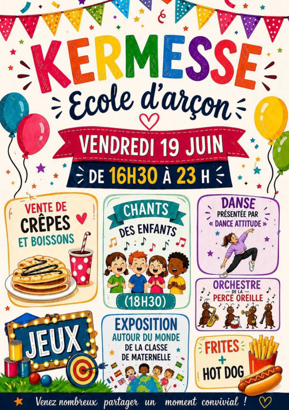 19 juin - Kermesse - Arçon