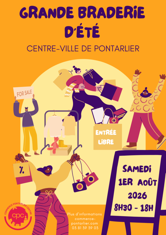 1er aout - braderie - pontarlier