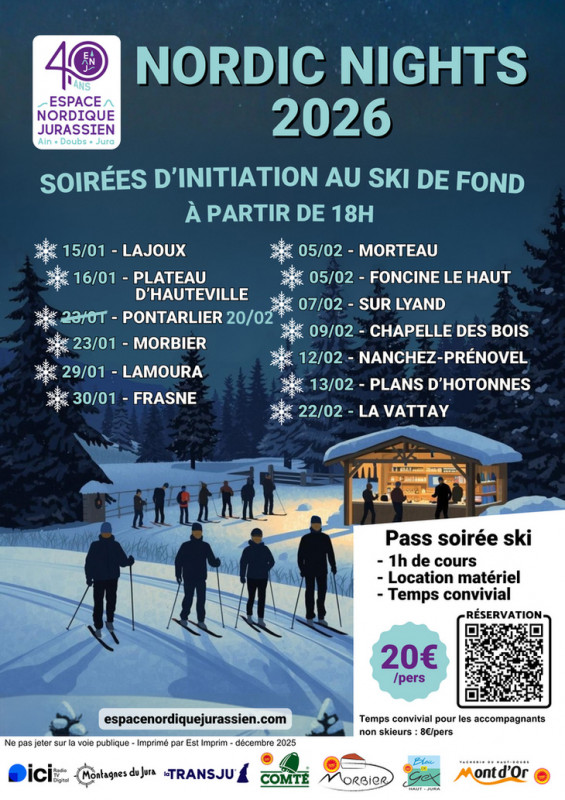20 fevrier - Nordic Nights - Pontarlier