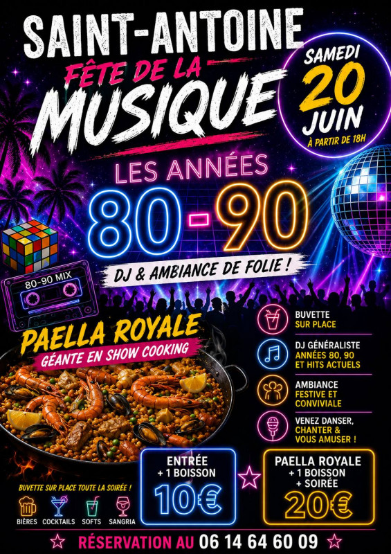 20 juin - fête de la musique - saint antoine