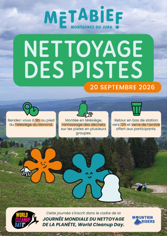 20 sept - nettoyage des pistes - métabief 20 sept - nettoyage des pistes - métabief