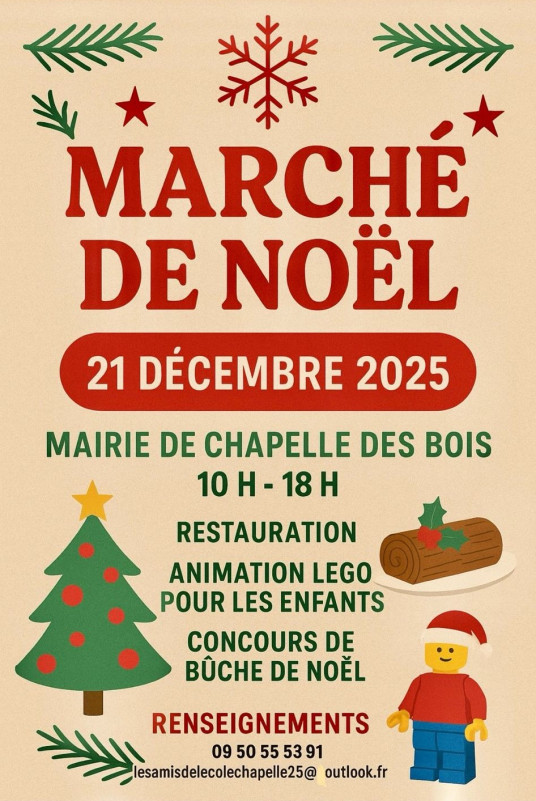 21 dec - marché de Noël - chapelle-des-bois