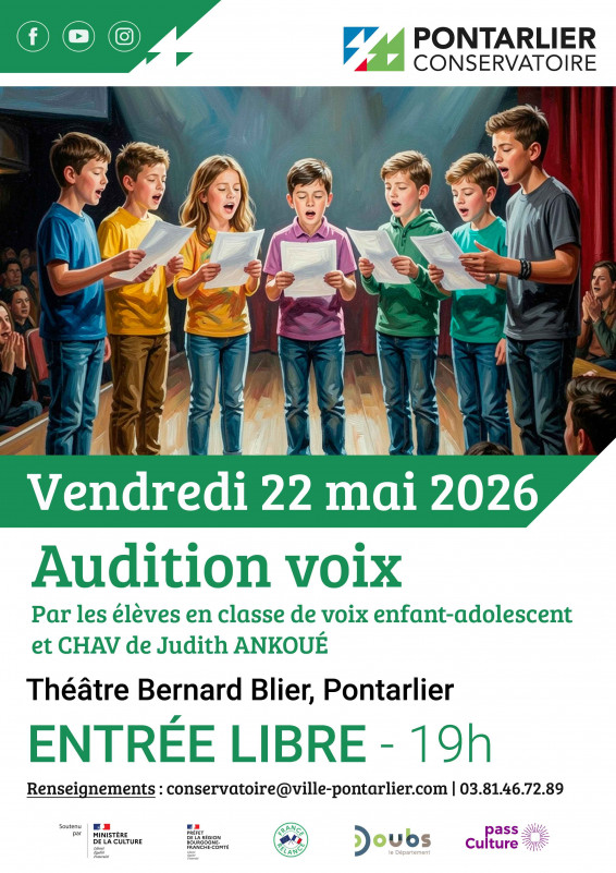 22 mai - audition voix - pontarlier