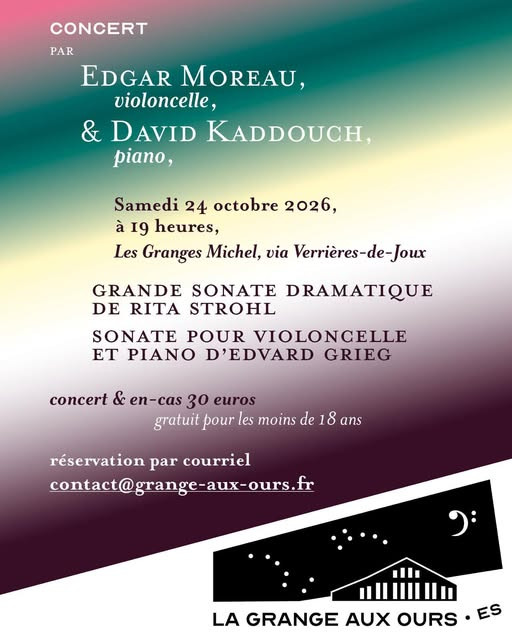 24 Novembre - concert grange aux ours- Verrières de joux