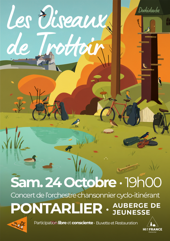 24 oct - concert oiseaux de trottoir - Pontarlier