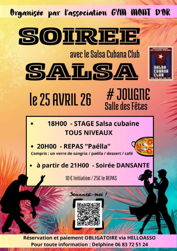 25 avril - soirée salsa - jougne - © gym mont d'or 25 avril - soirée salsa - jougne