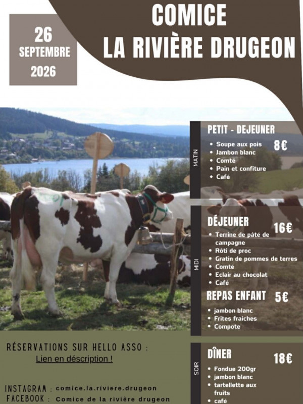 26 sep - comice - La Rivière Drugeon1 - © Comice Rivière 26 sep - comice - La Rivière Drugeon1