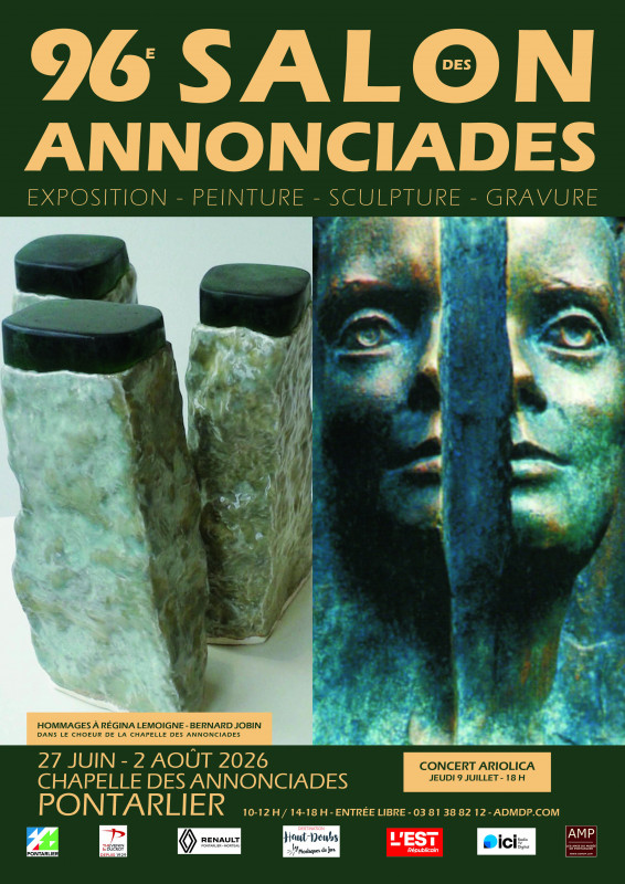 27 juin au 2 aout - salon des annonciades - pontarlier 27 juin au 2 aout - salon des annonciades - pontarlier