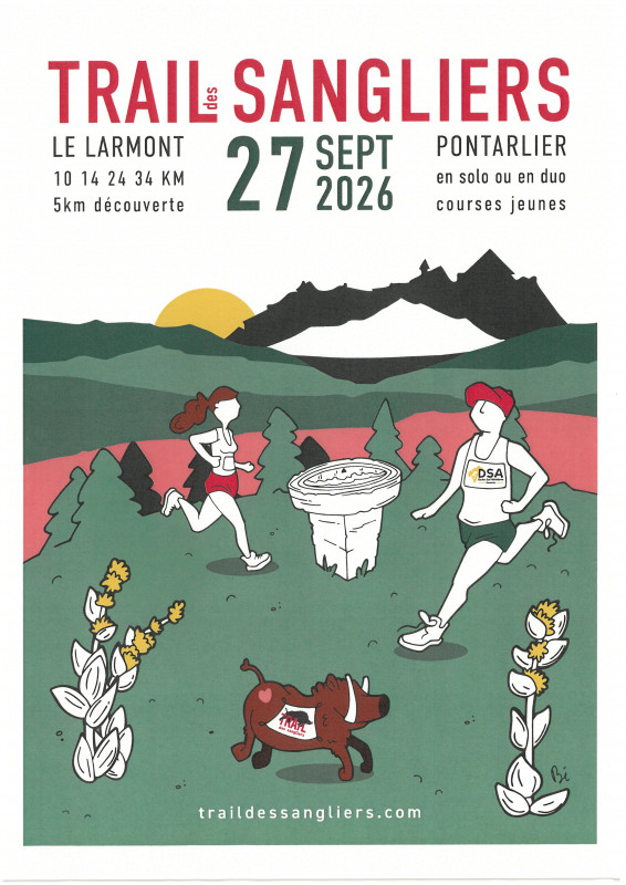 27 septembre - trail des sangliers - pontarlier