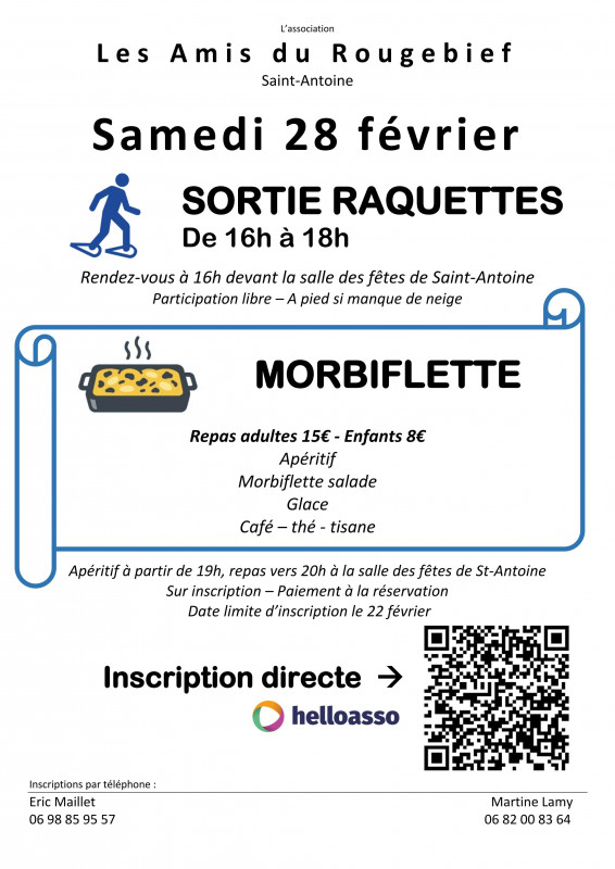 28 février - sortie raquettes - Saint Antoine
