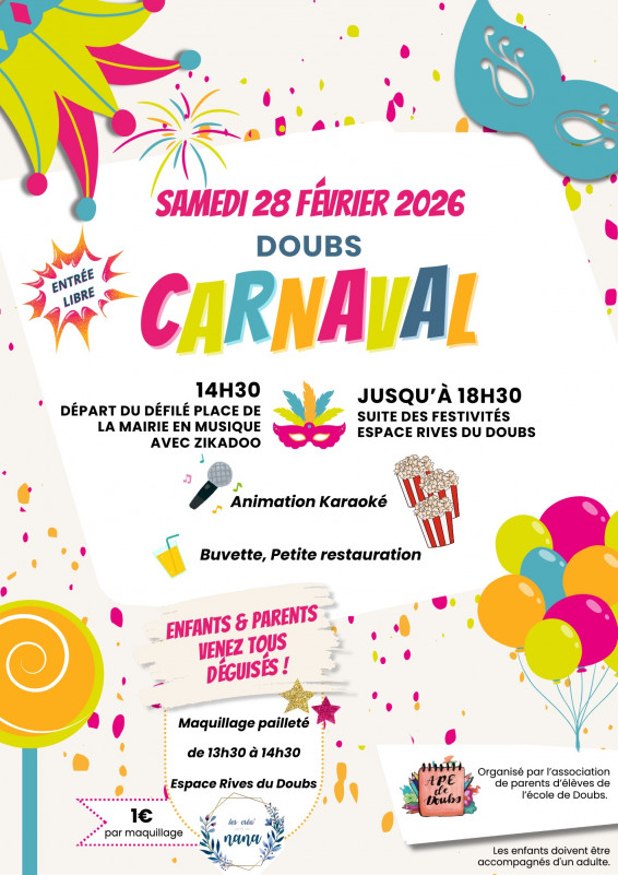28 février -carnaval - doubs