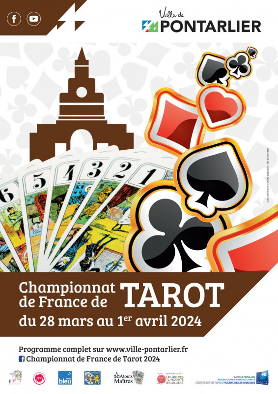 28 mars au 1er avril - Championnat de France de Tarot - Pontarlier