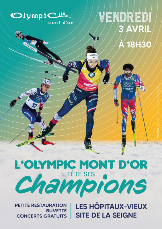 3 avril - olympic fête ses champions - hôpitaux vieux