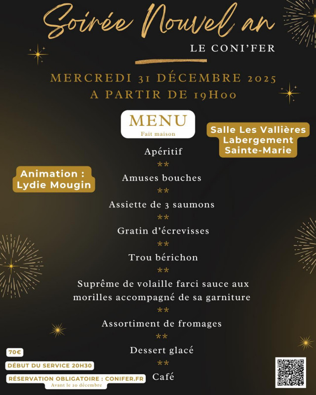 31 déc - réveillon - ConiFer