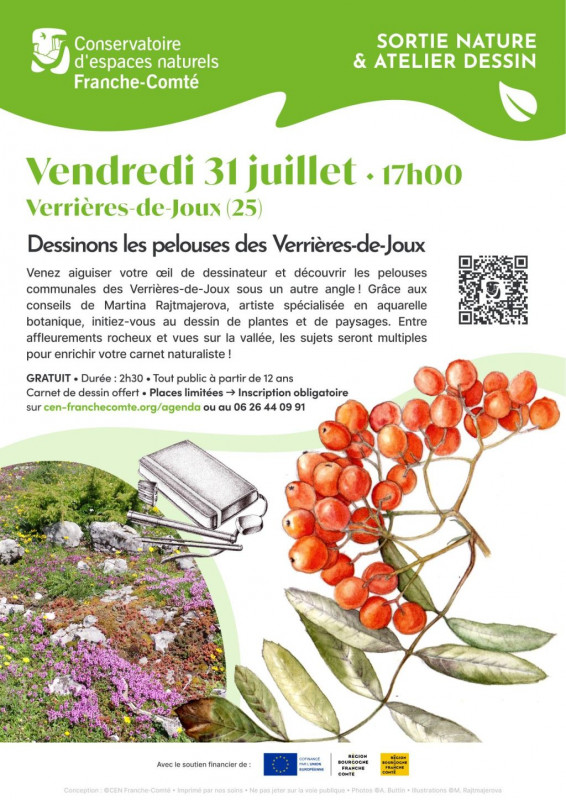 31 juillet - atelier dessin - verrieres de joux