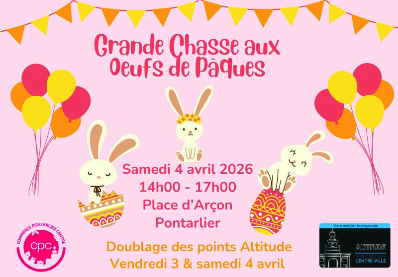 4 avril - chasse aux oeufs - pontarlier