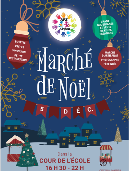 5 décembre - Marché de Noël - Arçon