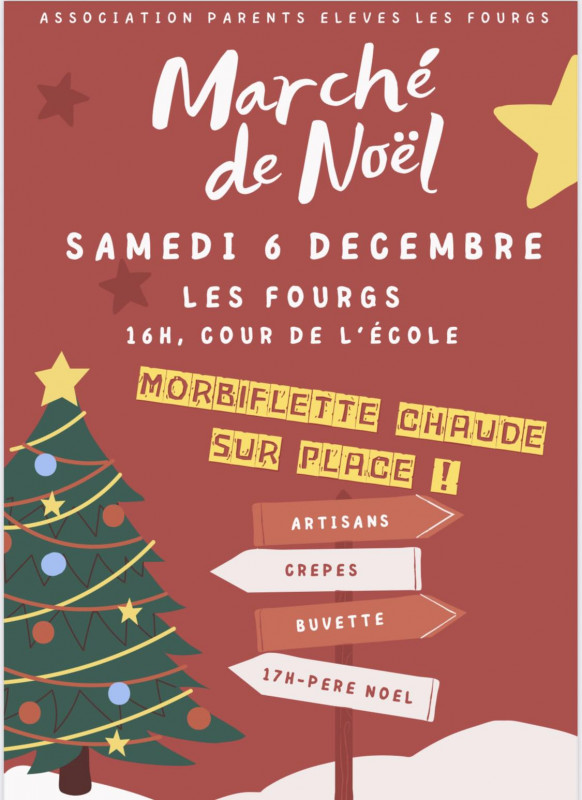 6 déc  - marché de noël - Les Fourgs