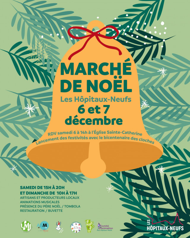 6 et 7 déc - marché Noël - Hôpitaux Neufs