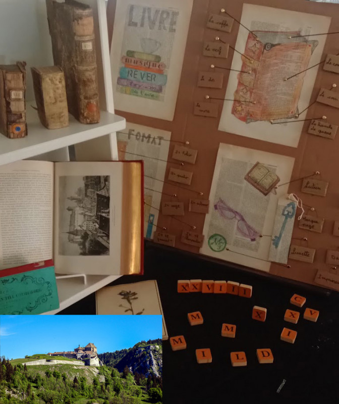 La bibliothèque au château La bibliothèque au château