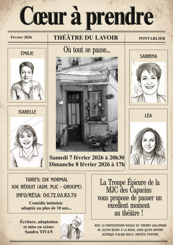 7 mars - Coeur à prendre - Pontarlier