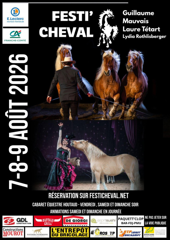 7 au 9 aout -festicheval - houtaud