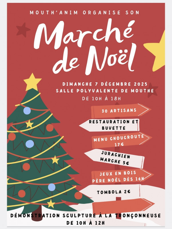 7 déc - Marché de Noël - Mouthe