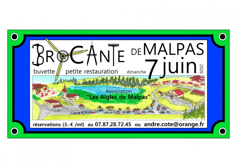 7 juin - Brocante - Malpas