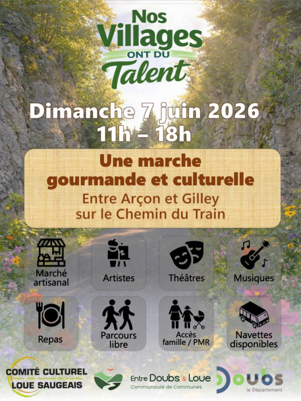 7 juin - Marche culturelle et gourmande - Chemin du Train