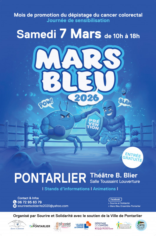7 mars- Mars Bleu- pontarlier