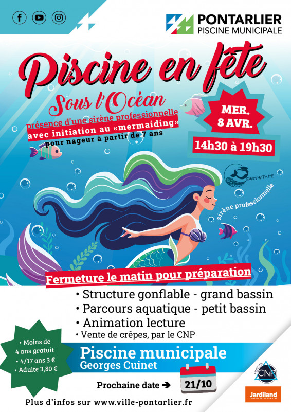 8 avril - piscine en fete - pontarlier