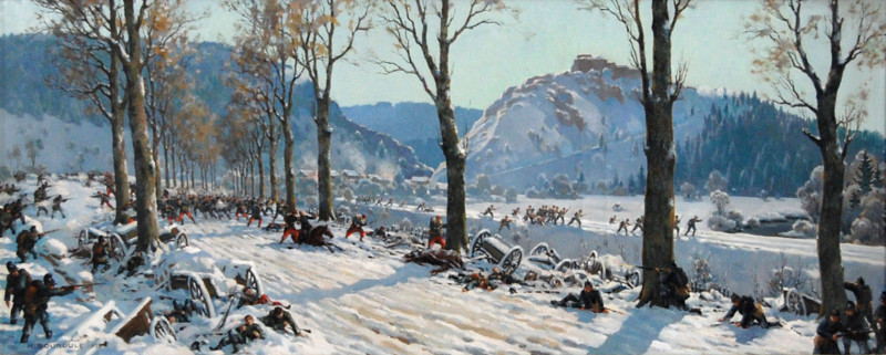 La mort du Colonel Achili - © Robert-André Bouroult La mort du Colonel Achili