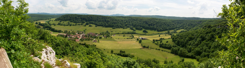 Cussey-sur-Lison panorama