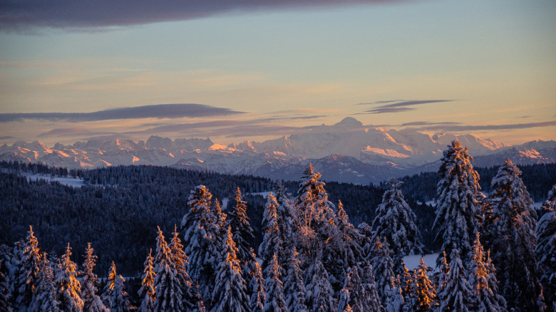 Zoom sur le mt Blanc - © Kiki Zoom sur le mt Blanc
