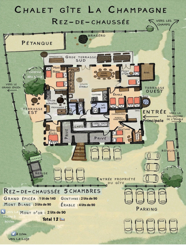 Plan Rez de chaussée Plan Rez de chaussée