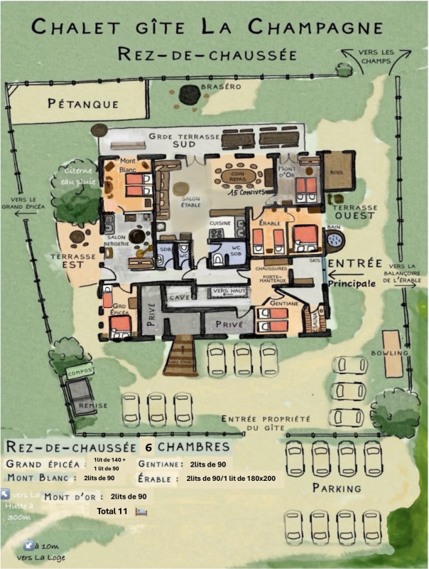 Plan Rez de chaussée Plan Rez de chaussée